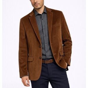 Tallia brown corduroy cotton blazer size 36 short